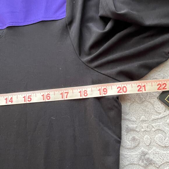 Gamemaster + Heroicouture Mock Turtleneck Long Sleeve Black Top 2XL - Picture 7 of 9